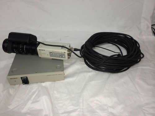 Sony DXC-390 Color Camera w/ Fujinon TV-Z VCL-614WEA CMA-D2 and cable