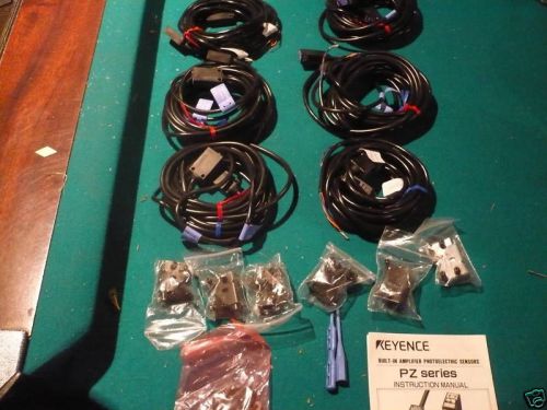 Lot of 6 New Keyence PZ-51L Photoelectric Sensors