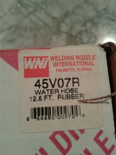 45V07R  WATER HOSE 12.5&#039; RUBBER