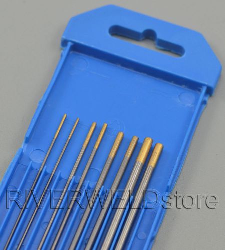 1.5% Lanthanated WL15 TIG Welding Tungsten Electrode Assorted Size .040&#034;~1/8,8PK