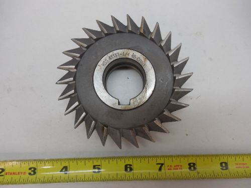 HSS 4&#034; x 1&#034; x 1-1/4&#034; 45 degree Angle Cutter Milling machine