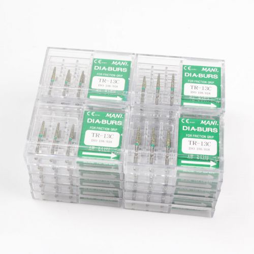 WHOLESALE 20 Boxes Mani Dia-Burs TR-13C Taper Round End Coarse Grit