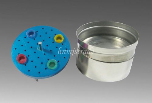 CR dental endo Disinfection box for stainless steel burs blue