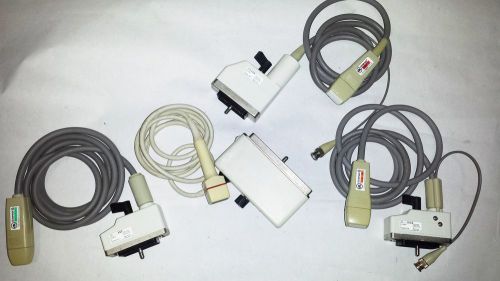 lot of (4) ATL Ultrasound Transducer  5, 3.5, 2.5&amp; 2.25 MHz