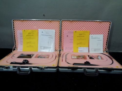 2 GE Vingmed Ultrasound Adult &amp; Pediatric Multiplane TE Endoscope Probes-In Case