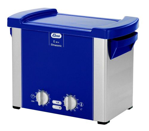 NEW ! Elma Sonic E30H 0.75 Gal. Ultrasonic Cleaner w/Timer + Heat + Cover