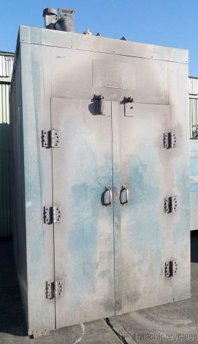 BINKS MODEL BWN 48-76 POWDER COATING BATCH OVEN 500 DEGREE F TEMP 200,000 BTU