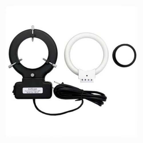 12W Microscope Fluorescent Ring Light + Adapter