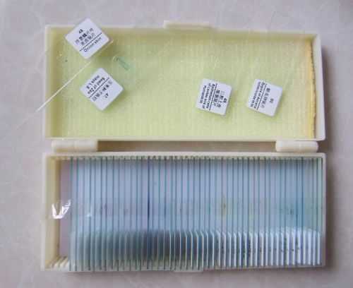 50pcs Glass Lab Student Educational Bio-Microscope Slides microscope specimen