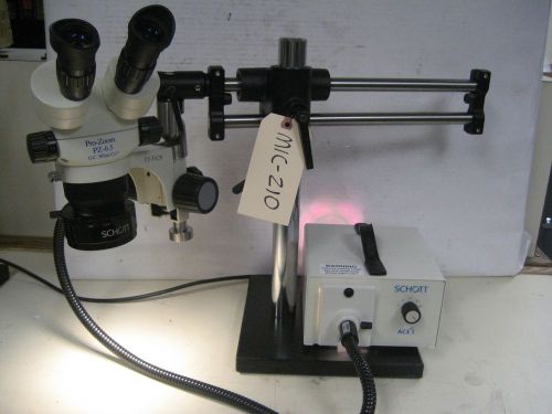 STERO ZOOM MICROSCOPE  O.C. WHITE  PRO ZOOM PZ6.5  BOOM   10&#034; X 9.5&#034; MIC-210