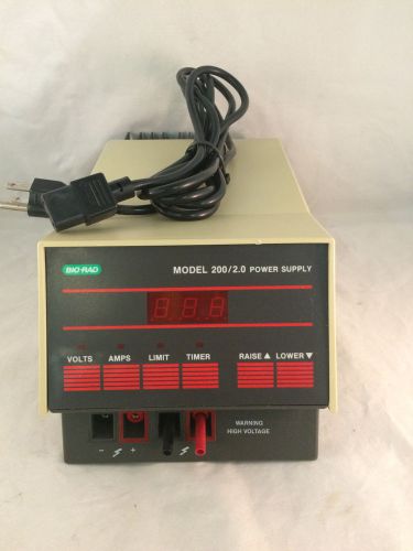 Bio-Rad Power Supply 200/2.0