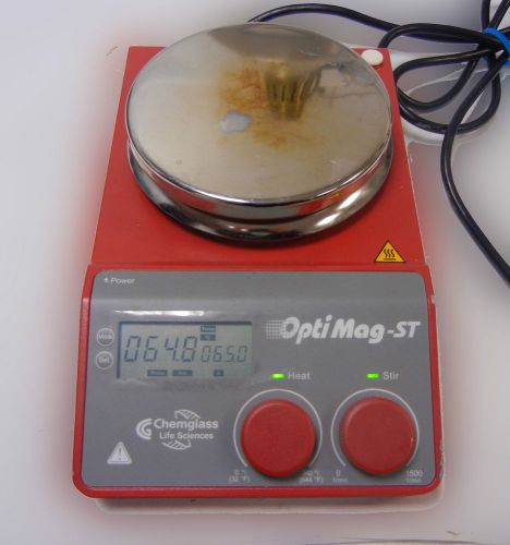 OPTI-MAG ST MS-H-PRO EH-1990-100 MAGNETIC HOT PLATE STIRRER W TEMP SENSOR, TIMER