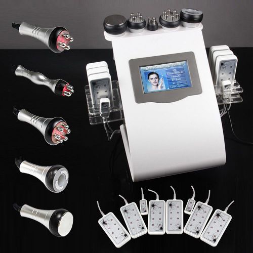 Diode 650nm Lipo Laser Tripolar RF Vacuum Cavitation Beauty Radio Frequency Mac