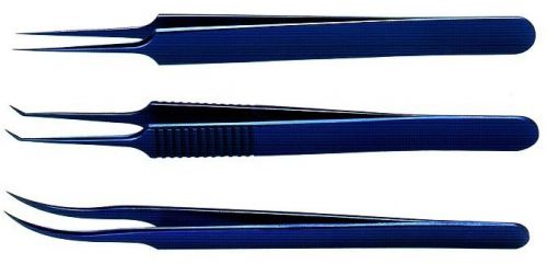 NEW KIT: 10x50um Tipped Titanium #5,#7 Jeweler,Micro Surgical Forceps/Tweezers