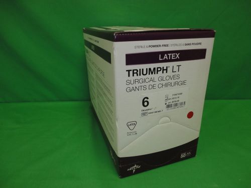 Medline Triumph LT Latex Surgical Gloves - Size 6 [MDS108060LT] Box/50