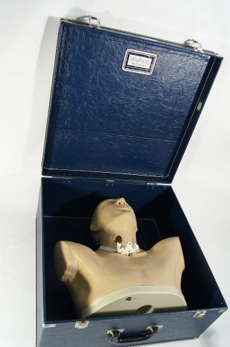 Tracheostomy Care Simulator by Nasco Life Forms LF1083 w/ Case Tube