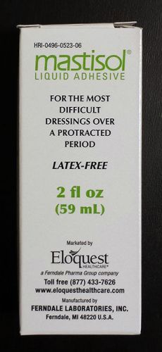 Ferndale / Eloquest - MASTISOL Liquid Adhesive 2 oz Bottle NIB!