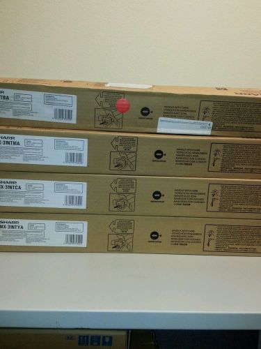 OEM SHARP MX31NT FULL SET TONER (ONE EACH OF THE COLOR)