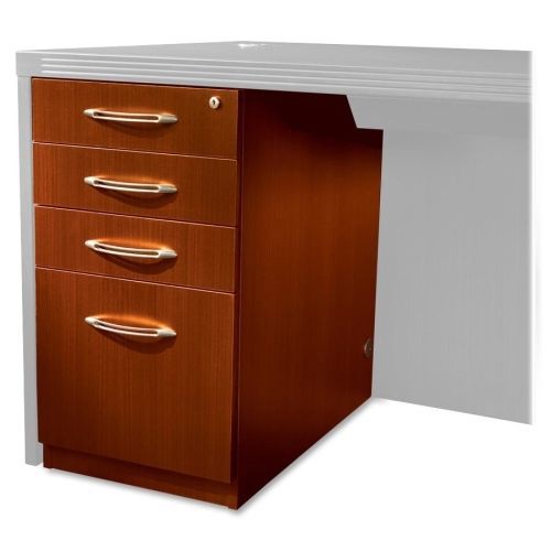 Aberdeen Series PBBF Laminate Desk Pedestal, 15?w x 26?d x 27?h, Cherry