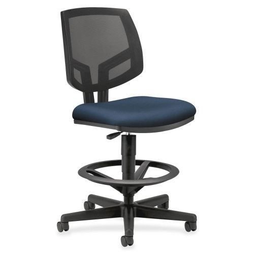 Hon volt seating mesh task stool - fabric navy seat - back - black frame for sale