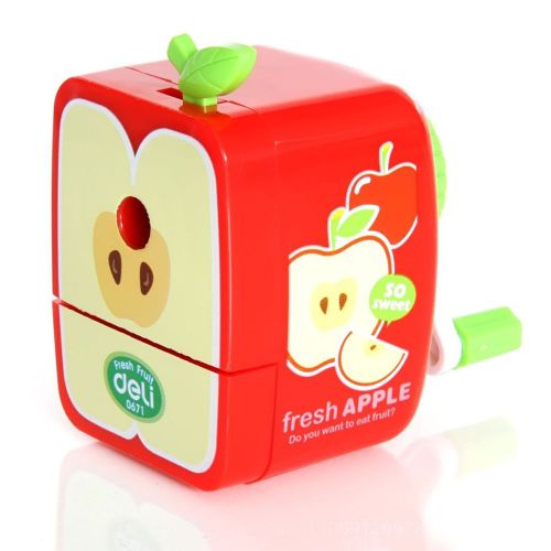 Office School Home Fresh Fruit London Bus Pencil Sharpener Desk Stationary Gift