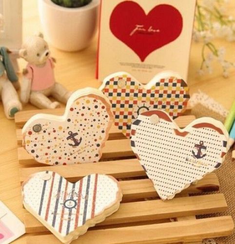 FD1031 Kawii Diary Note Buckle Love Heart Stationery Memo Notepad ~Random~ 1pc:)