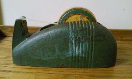 Vintage heavy duty cast iron scotch tape dispenser for sale