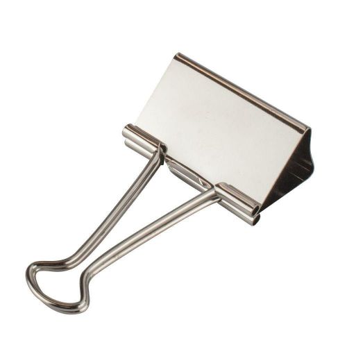 Binder Clips Large Silver (8pk)