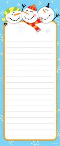 Creative Teaching Press Jolly Snowmen Note Pad