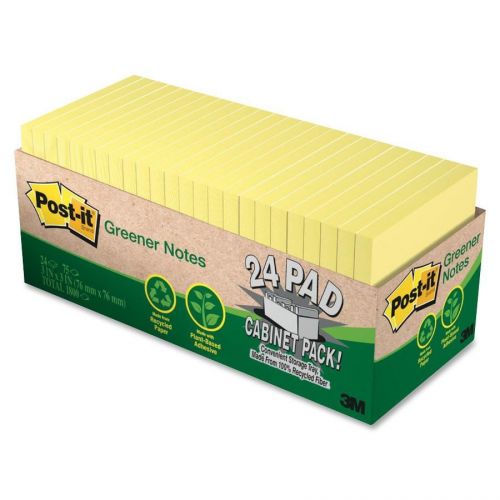 Post-it Cabinet Pack Note - Self-adhesive, Repositionable - 3&#034; X 3&#034; (654r24cpcy)