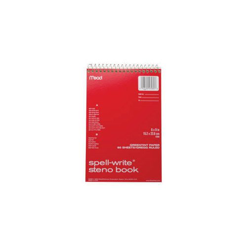 MEAD PAPER COMPANY 43080 6 x 9 Spell-Write(R) 80 Page Steno Book - Each