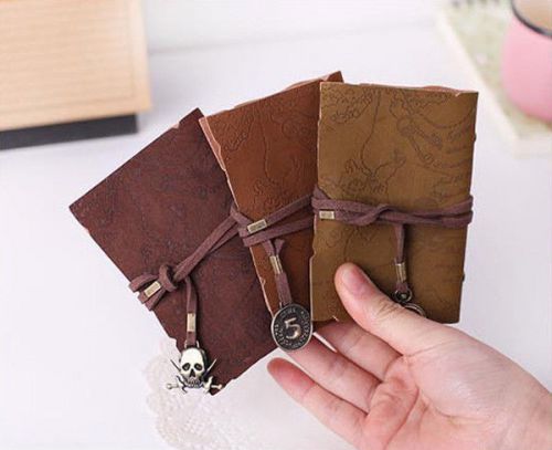 1pc Retro Vintage Cortical Pirates Wind Restoring Ancient Ways Card bag 3colors