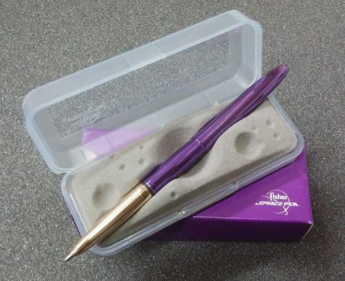 Fisher space pen 400pp-gfg &#034;purple&#034; bullet pen / gold barrel / fast shipping for sale