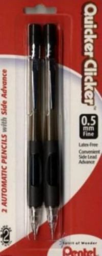 10 PENTEL QUICKER CLICKER 5mm AUTO PENCILS **  and 90 free lead!