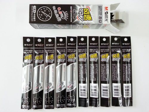 20pcs x refill SHANGHAI  AGR67098  0.5mm fine GEL PEN Black colour