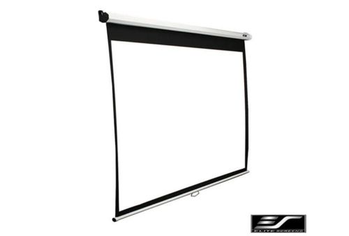 NEW Elite Screens M120XWH2-SRM 120&#034;(16:9) Slow Retract Manual Pull Down Screen