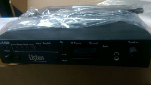 Listen Technologies LR-100-072 FM Stationary Receiver NR NIB