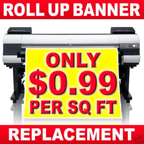 Vinyl Printing Replacement Roll Up Banner Stand Banner