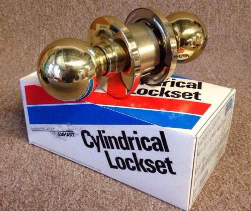 Lot of 4 - russwin 3410 austin us3 brass heavy duty passage lockset for sale