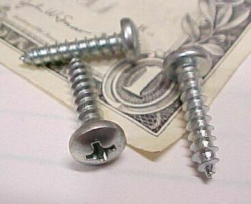 Lot of 300 phillips pan head tapping screws, #8 x  3/4 &#034; sharp point, storm windows for sale