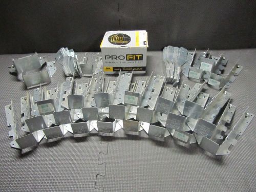 LOT OF SIMPSON / USP CONNECTORS JOIST HANGERS- HURRICANE STRAPS- 63 PCS. +NAILS