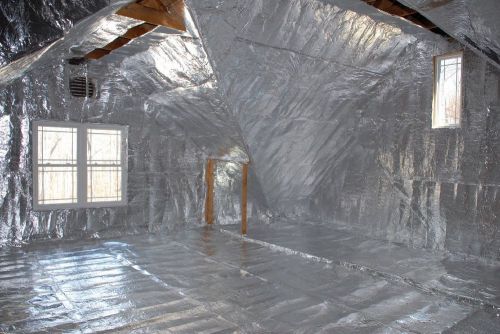 500 sqft Radiant Barrier Solar Attic Foil Reflective NASA Insulation 2x250