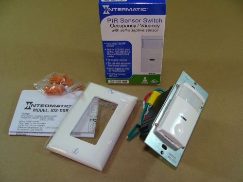 New intermatic ios-dsr-wh passive infrared occupancy sensor light switch white for sale