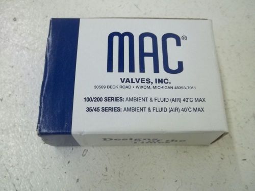 LOT OF 2 MAC 35A-AAA-DEJA-1BA SOLENOID VALVE *NEW IN A BOX*