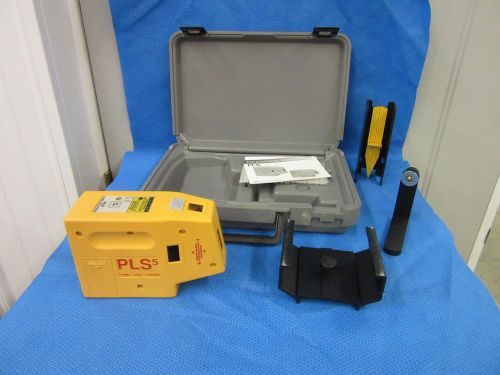 PACIFIC LASER SYSTEM PLS 5 AUTOMATIC LASER LEVEL MINT CONDITION  !!!