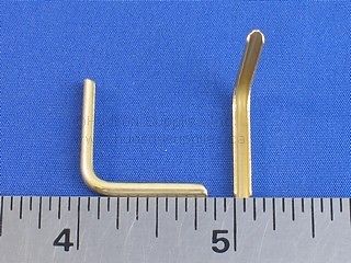 Metal Book Corners Brass C22S (24 pcs)