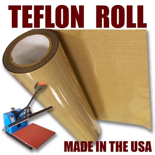 16&#034;X9&#039; TEFLON GLASS FABRIC SHEET TRANSFER PRESS 5 MIL / 5 MILL THICKNESS