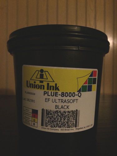 Brand New Union Screen Printing Ink Quart Black Silkscreen Plastisol