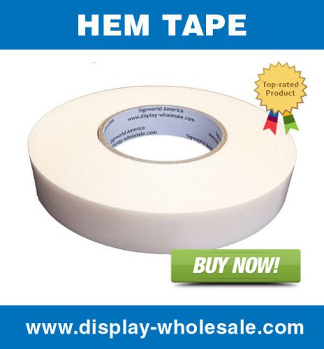 Signworld Heavy Duty Banner Hem Tape - Double Sided - 1&#034; x 164&#039; Roll