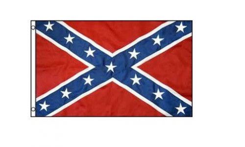 Nylon Embroidered Confederate Flag 3&#039;x5&#039;